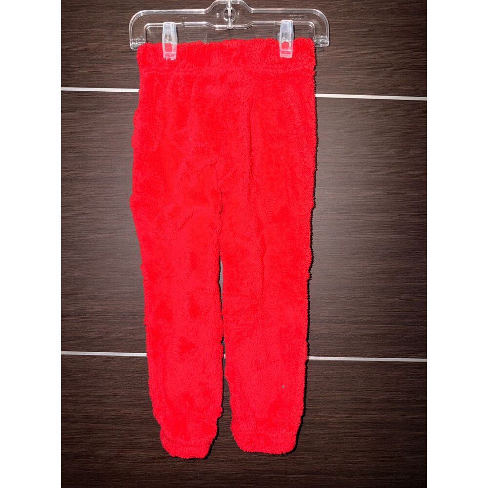 Wonder Nation Red Fuzzy Pants Size 4/5